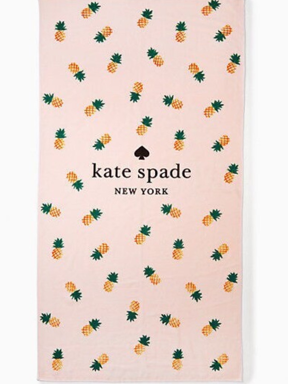 kate spade Pink Pineapple Print Towel